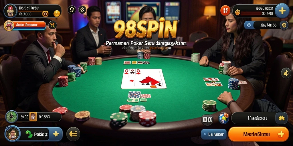 Gameplay seru di 98SPIN dengan berbagai pilihan poker.