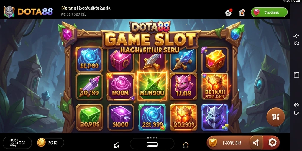 Screenshot gameplay DOTA88 menunjukkan keseruan dan grafis yang memukau.