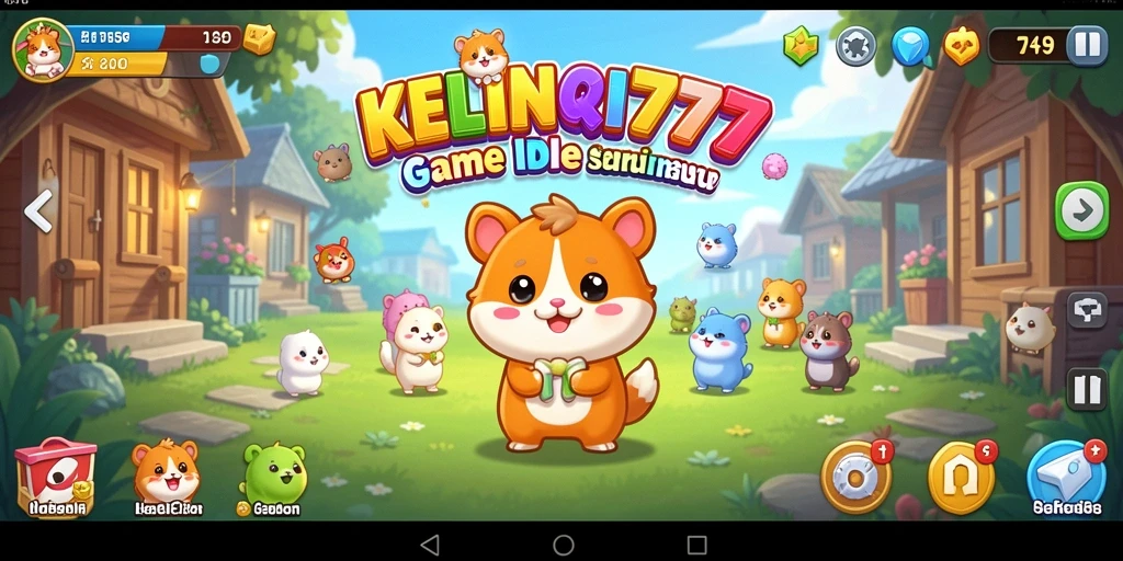Tampilan gameplay KELINCI777 dengan karakter kelinci yang aktif.