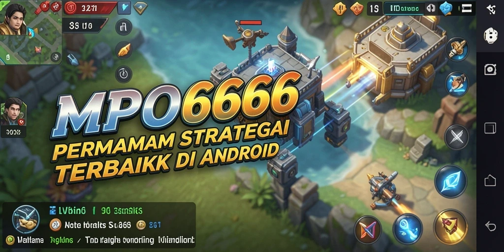 Tampilan menarik dari gameplay strategi dalam MPO666.